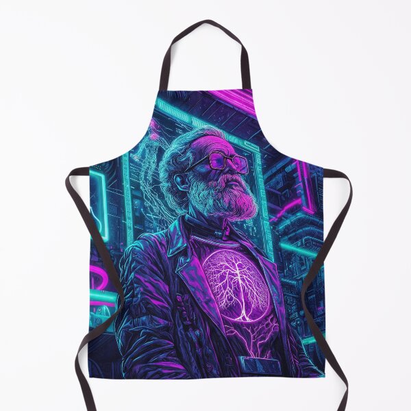 Item preview, Charles Darwin Cyberpunk designed and sold by FuturiTravel.
