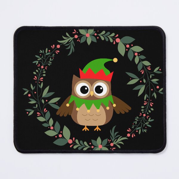 Item preview, Cute Christmas Owl in a Wreath designed and sold by My-Honey-Money.