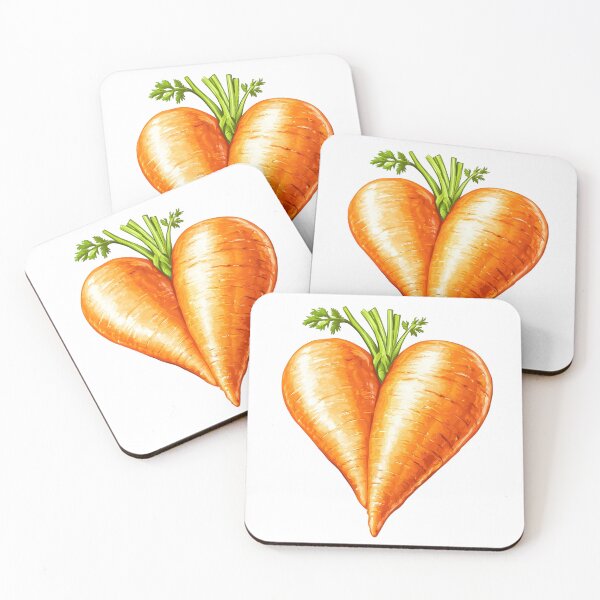 Item preview, Heart-shaped Carrots designed and sold by DigitalToast.