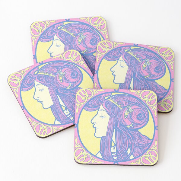 Item preview, Mucha in Pink designed and sold by Craphe.