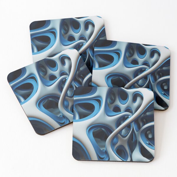 Item preview, Abstract Blue Synaptic Network designed and sold by anytka.