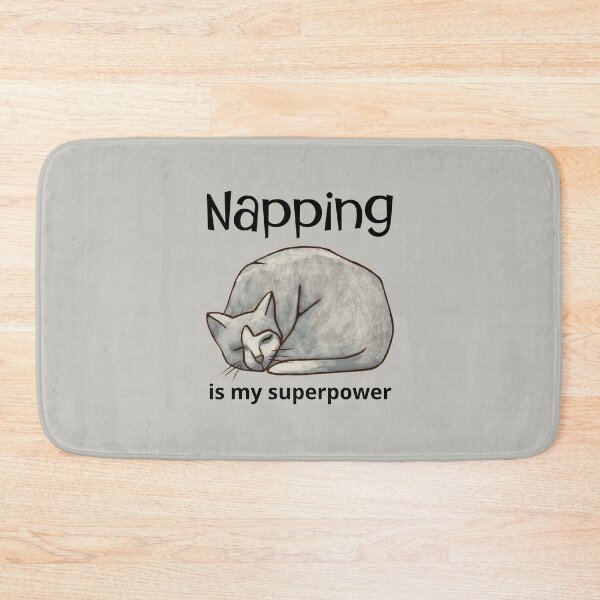 Item preview, Sleeping Cat Napping is My Superpower designed and sold by alczar.