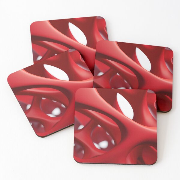 Item preview, Red Abstract Lattice designed and sold by anytka.