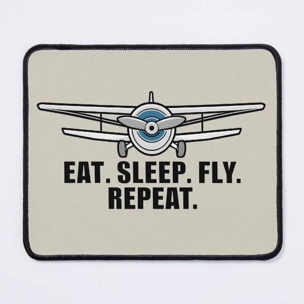 Item preview, Eat Sleep Fly Repeat RC Plane Enthusiast Model Airplane Lover designed and sold by KLArtzStore.