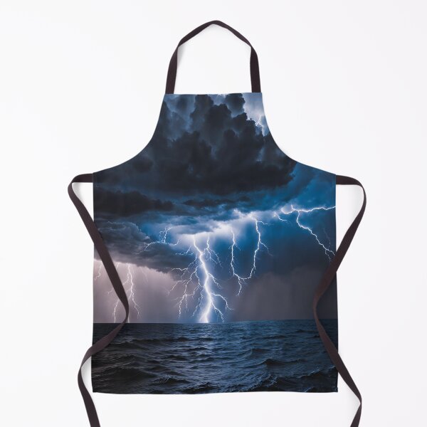 Item preview, Uderzenie pioruna nad oceanem designed and sold by Tomster104.