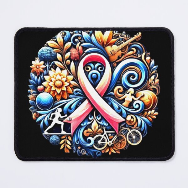 Item preview, Breast Cancer Awareness Ribbon Yoga Keep Strong designed and sold by Creat-Des.