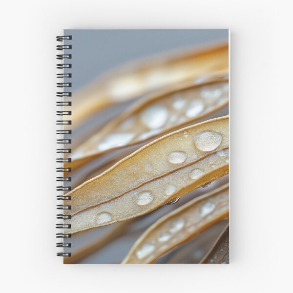 Item preview, Moisture droplets on dried leaves designed and sold by anytka.