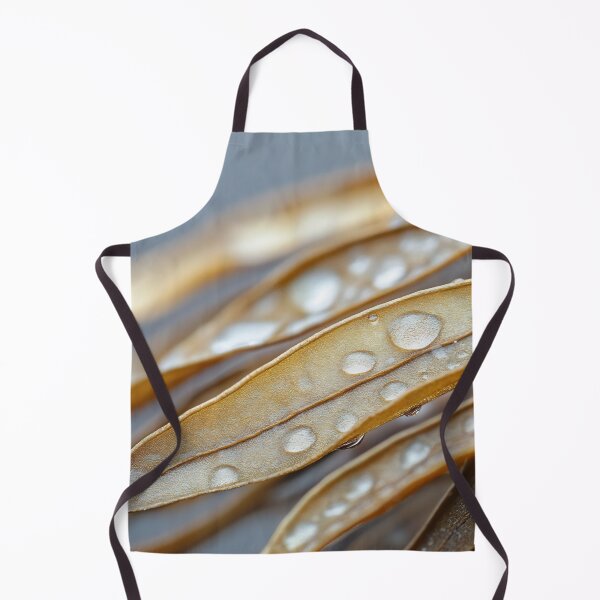 Item preview, Moisture droplets on dried leaves designed and sold by anytka.