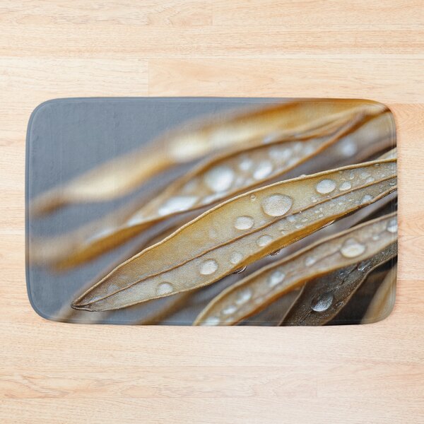 Item preview, Moisture droplets on dried leaves designed and sold by anytka.