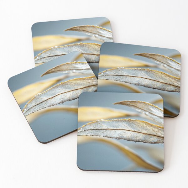 Item preview, Delicate leaves glistening with dew designed and sold by anytka.