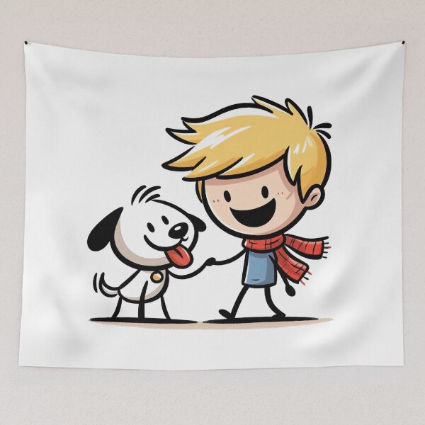 Item preview, Stick Boy and Dog Animation Design designed and sold by bonnieleigh6902.