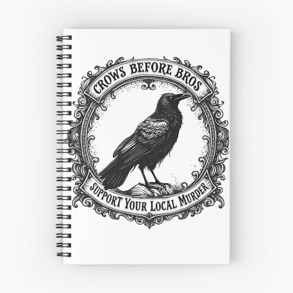 Item preview, Crows Before Bros Support Your Local Murder  designed and sold by ArtFromBeyond.