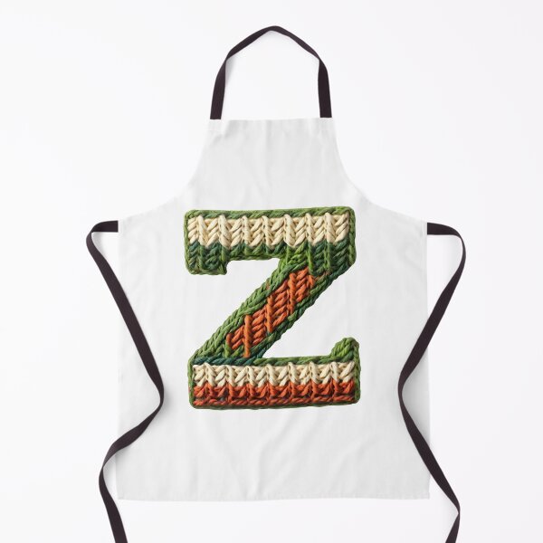 Item preview, Z monogram waffle stitch designed and sold by Monascreativeempire.