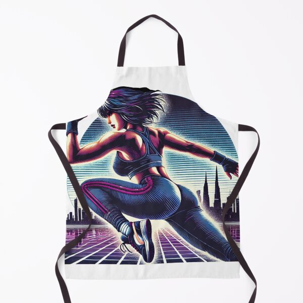 Item preview, Hermosa corredora urbana retro designed and sold by JonelleTshirts.