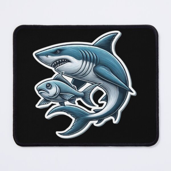 Item preview, Shark and fisch designed and sold by Shubatdesigns.