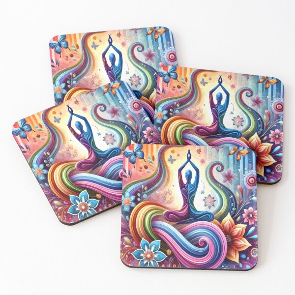 Item preview, Copy of Breast Cancer Awareness Ribbon Yoga Keep Strong designed and sold by Creat-Des.