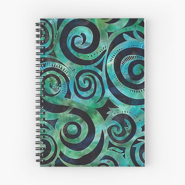 Item preview, New Zealand Māori Paua Pattern Koru Design 269 designed and sold by GrinGalore.