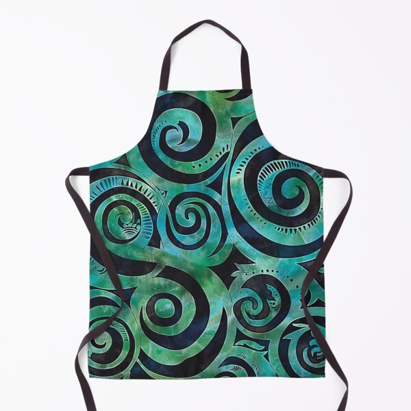 Item preview, New Zealand Māori Paua Pattern Koru Design 269 designed and sold by GrinGalore.