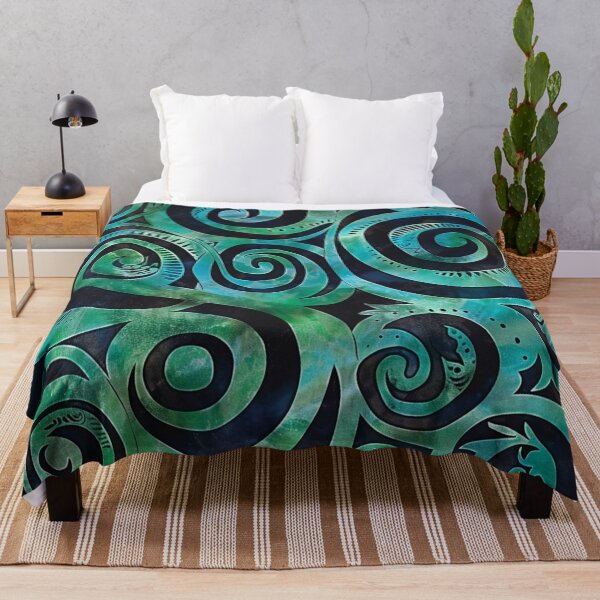 Item preview, New Zealand Māori Paua Pattern Koru Design 269 designed and sold by GrinGalore.
