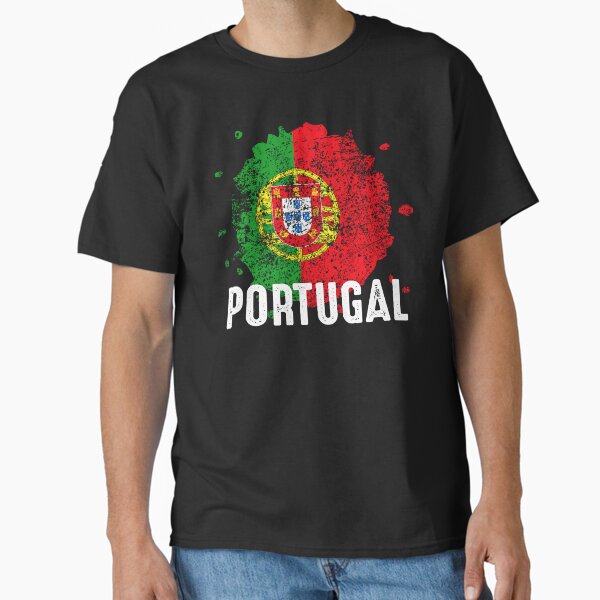 Portugal Flag Vintage Unique Distressed Design Classic T-Shirt