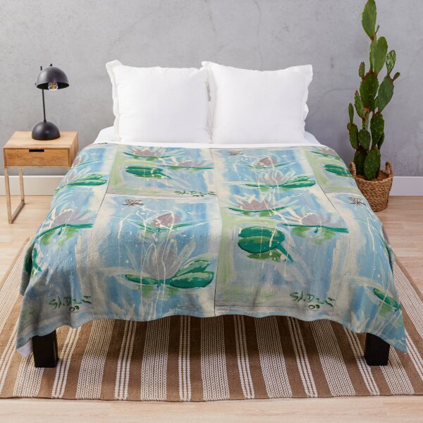 Item preview, dragonfly on water lilies designed and sold by KleineChaotin.