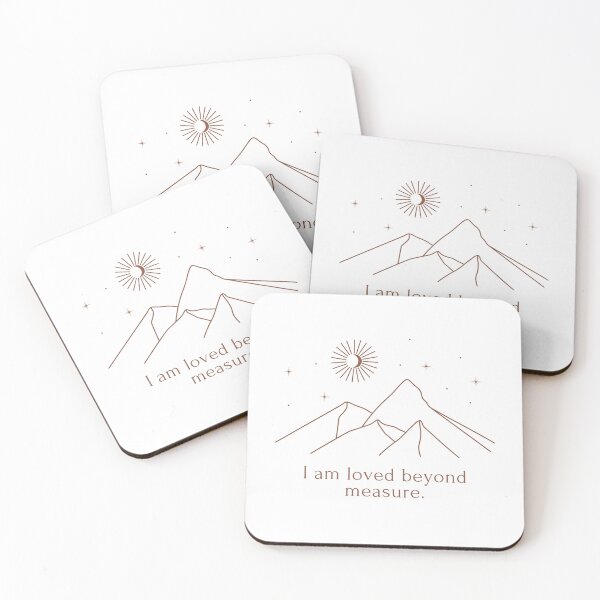 Aperçu de l'œuvre Cadeau de camping en montagne, cadeau chrétien aimé au-delà de toute mesure, citation inspirante, cadeau durable pour le camping, idée cadeau unique créée et vendue par InHisImageGifts.