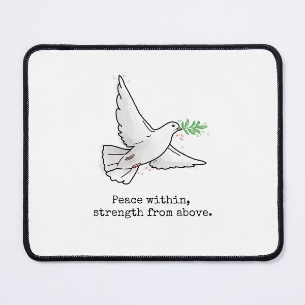 Item preview, Dove of Peace Durable Camping Gift, Christian Gift, Inspirational Quote, Perfect for Camping, Hiking, or Everyday Use, Unique Gift Idea designed and sold by InHisImageGifts.