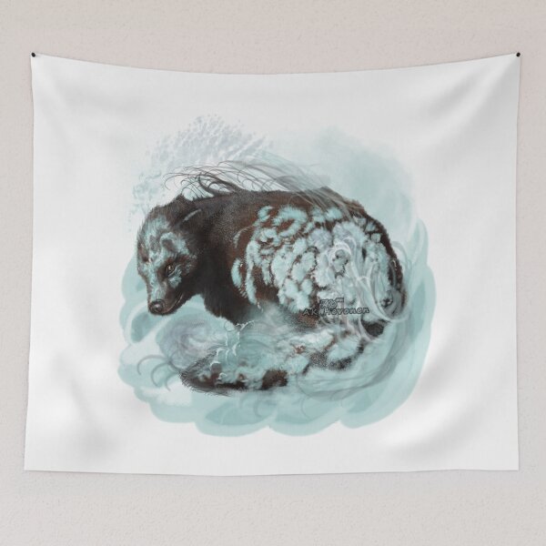 Item preview, Ice Fox Painting designed and sold by AK-Hevonen.