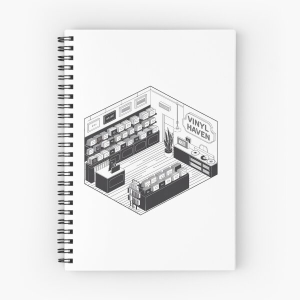 Item preview, Vinyl Haven Record Store Design designed and sold by OldSchoolRetro.