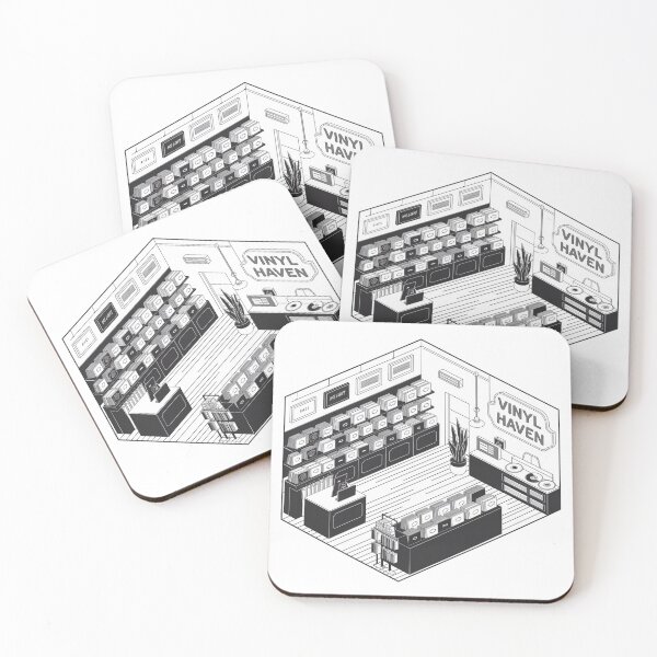Item preview, Vinyl Haven Record Store Design designed and sold by OldSchoolRetro.