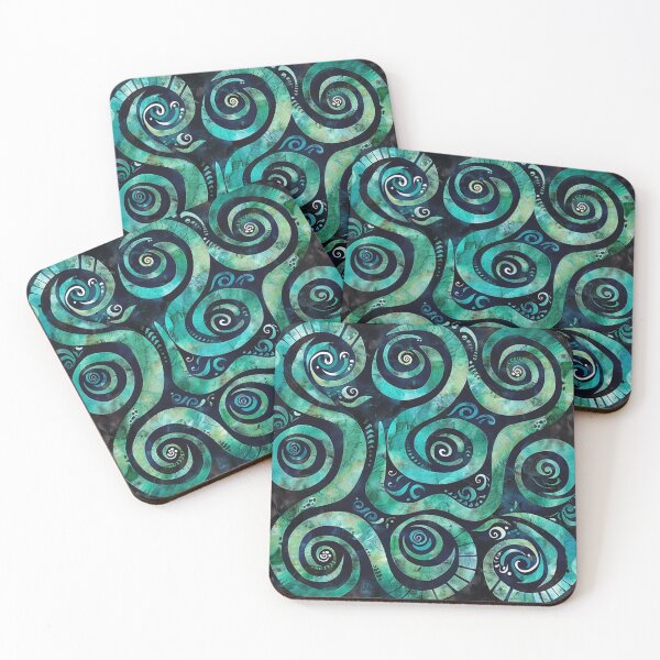 Item preview, New Zealand Māori Paua Pattern Koru Design 270 designed and sold by GrinGalore.