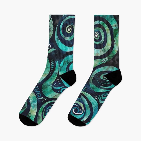 Item preview, New Zealand Māori Paua Pattern Koru Design 270 designed and sold by GrinGalore.