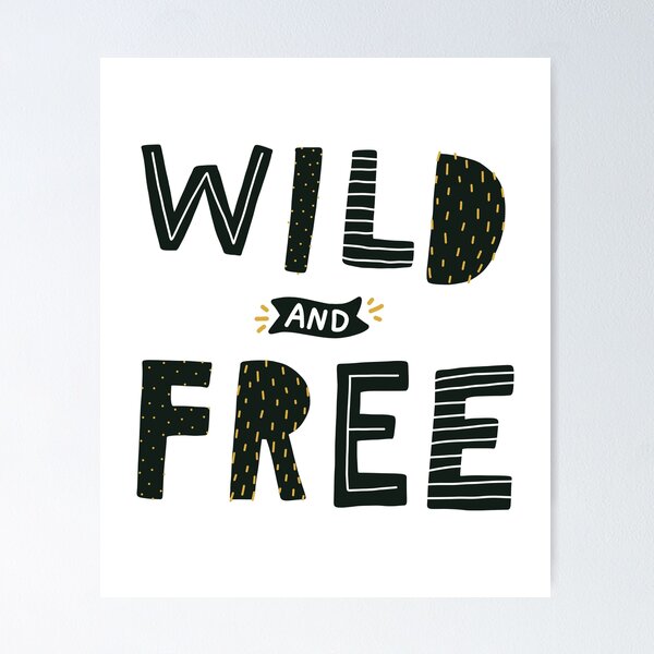 Item preview, Wild and Free designed and sold by Cute4nimals.