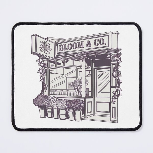 Item preview, Vintage Bloom & Co. Flower Shop Design designed and sold by OldSchoolRetro.
