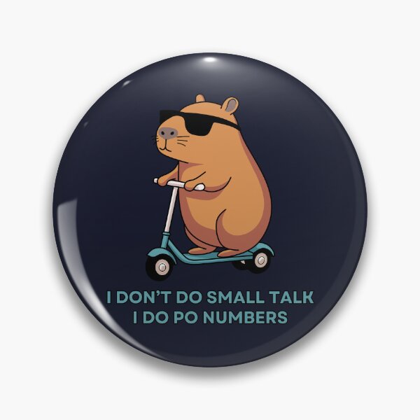 Item preview, I Don't Do Small Talk, I Do PO Numbers designed and sold by kesuzz.