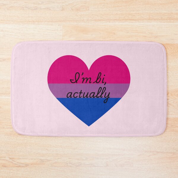 Item preview, Heartstop Quote I'm Bi Actually designed and sold by baranskini.