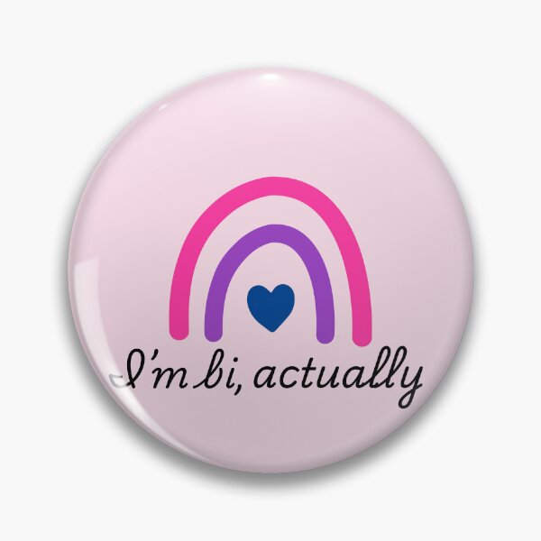 Item preview, Heartstop Quote I'm Bi Actually designed and sold by baranskini.