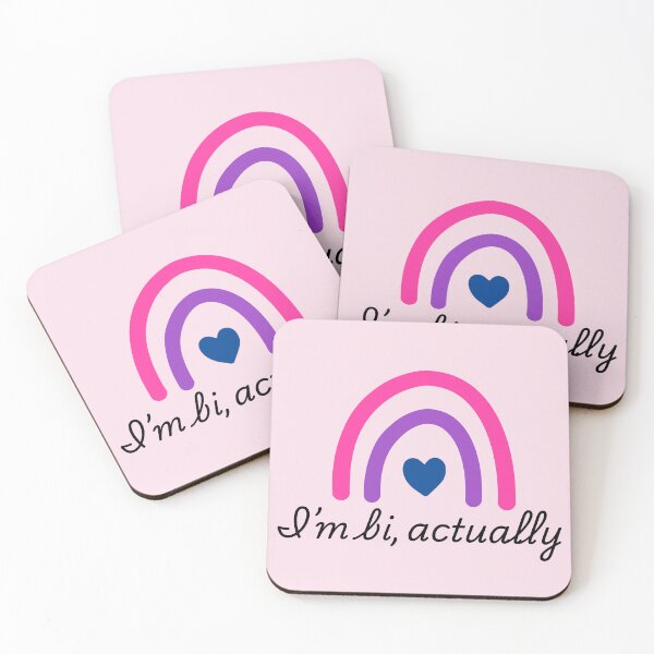 Item preview, Heartstop Quote I'm Bi Actually designed and sold by baranskini.