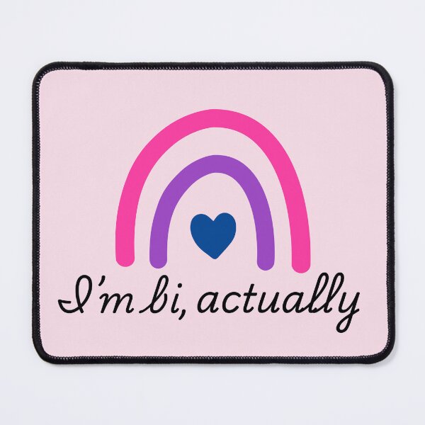 Item preview, Heartstop Quote I'm Bi Actually designed and sold by baranskini.