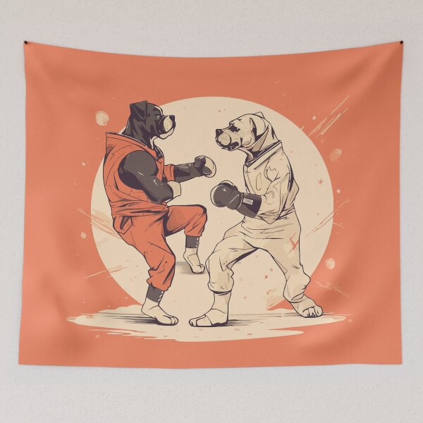 Item preview, Kickboxing Dog designed and sold by Amir Faysal.