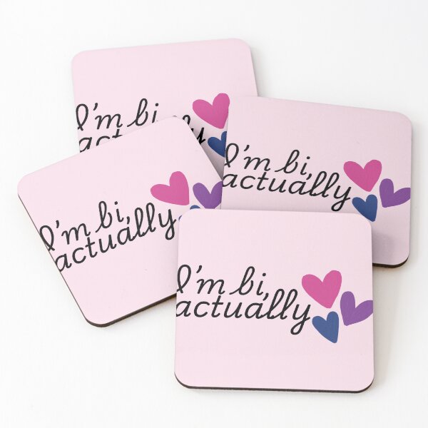 Item preview, HeartstopQuote I'm Bi Actually designed and sold by baranskini.