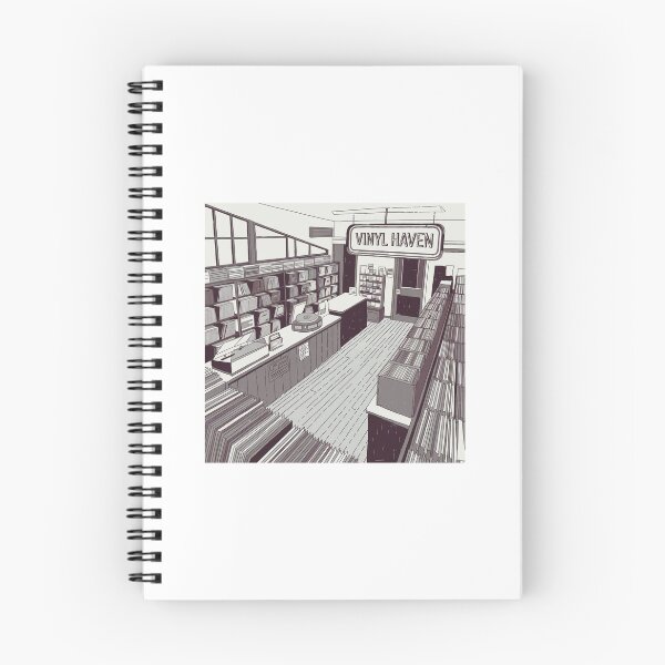 Item preview, Retro Vinyl Haven - Record Store Design designed and sold by OldSchoolRetro.