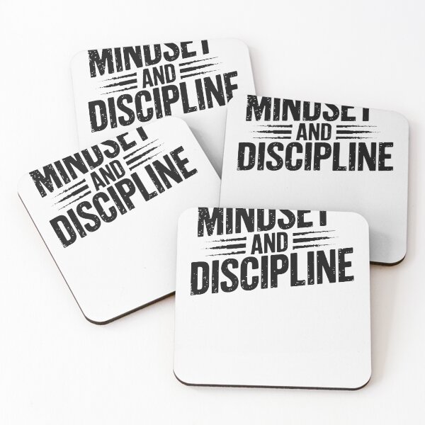 Item preview, Mindset and Discipline, Motivational Saying  designed and sold by Logiamerch.