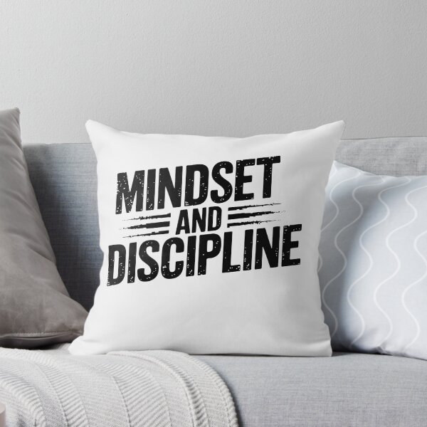 Item preview, Mindset and Discipline, Motivational Saying  designed and sold by Logiamerch.