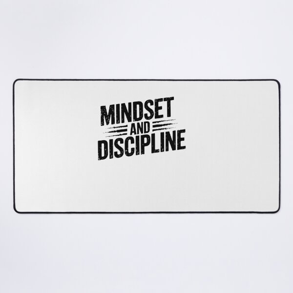 Item preview, Mindset and Discipline, Motivational Saying  designed and sold by Logiamerch.
