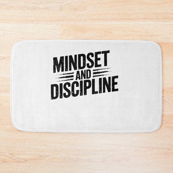 Item preview, Mindset and Discipline, Motivational Saying  designed and sold by Logiamerch.