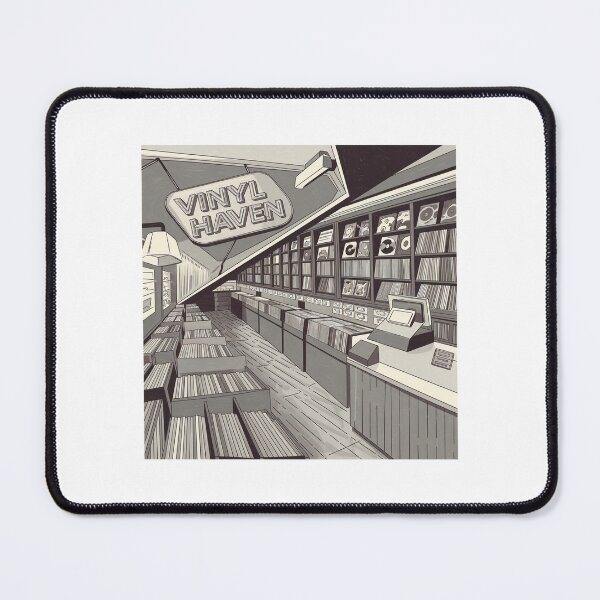 Item preview, Vinyl Haven Record Store Vibes designed and sold by OldSchoolRetro.