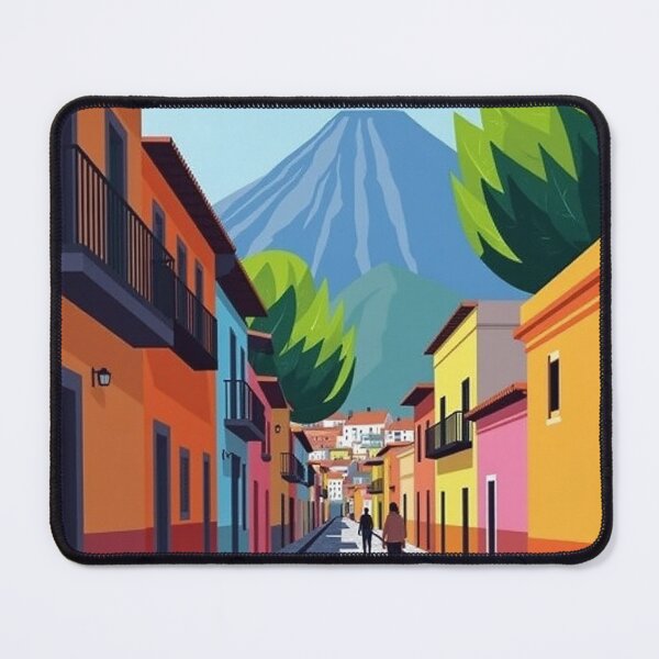 Item preview, Antigua Guatemala Travel Poster designed and sold by Arctic frame studio.