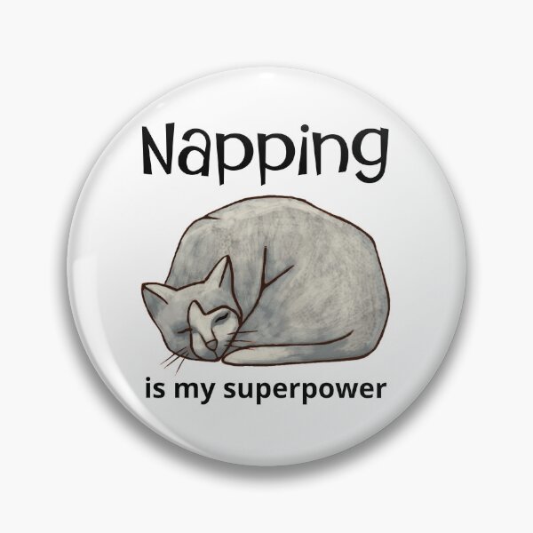 Item preview, Sleeping Cat Napping is My Superpower designed and sold by alczar.
