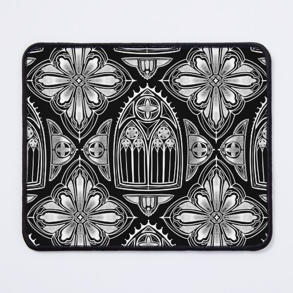 Item preview, Church stained glass gothic pattern designed and sold by Stormcloud-Shop.